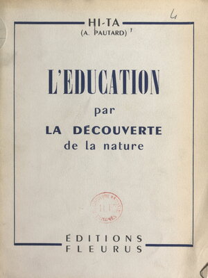 cover image of L'éducation par la découverte de la nature